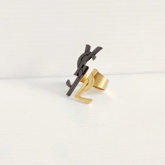 Saint Laurent Bague Logo YSL ring